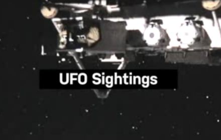 Avistamentos de OVNIs ao redor da Estação Espacial Internacional