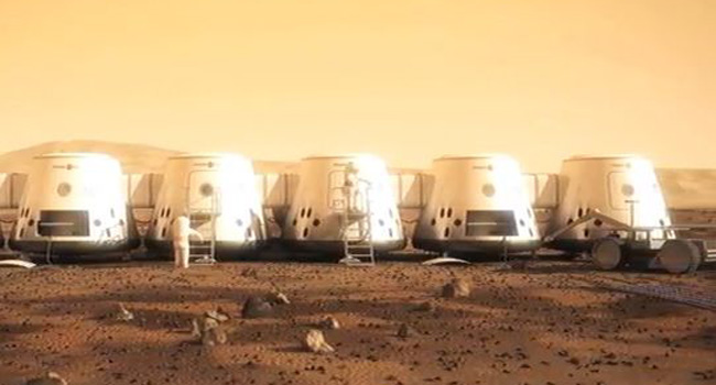 colônia em Marte
