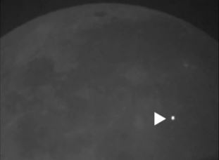 Explosão do meteoro que chocou contra Lua pode ser vista a olho nu na Terra.