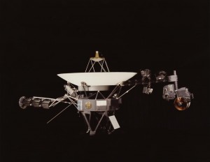 A sonda Voyager I.
