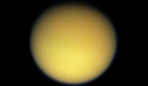 Titã, uma das luas de Júpiter.