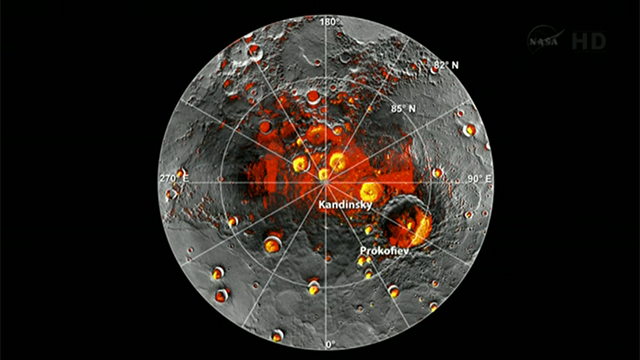 água em Mercúrio