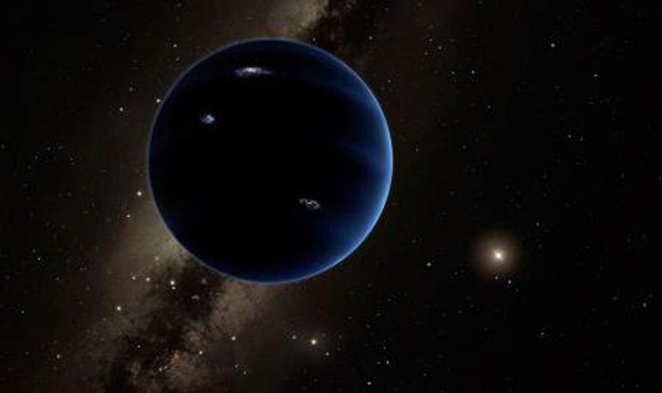 Renderização artística do Planeta 9. (Credito: Caltech/R. Hurt (IPAC))