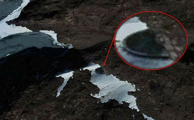 Nave alienígena encontrada na Antártica?