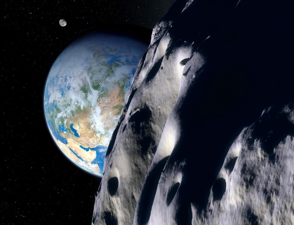 Grande asteroide passa próximo da Terra