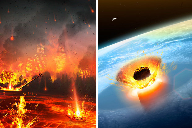 o que aconteceria se um grande asteroide atingisse um oceano da Terra