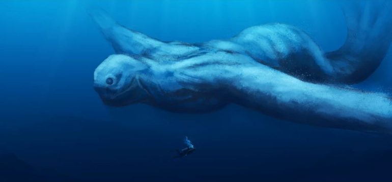 Humanoides subaquáticos gigantes