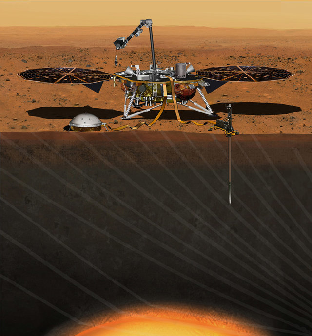 NASA irá transmitir pouso de sonda InSight em Marte