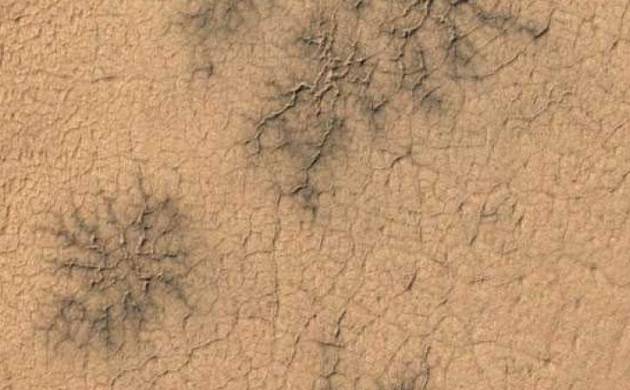 novas formações em Marte