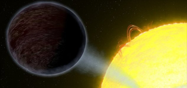 exoplaneta mais escuro do que asfalto
