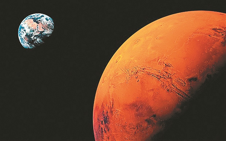 A crosta de Marte enrijeceu rapidamente, aumentando a possibilidade de vida