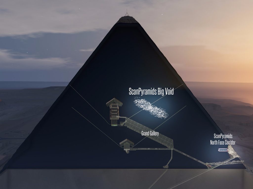 câmara secreta na Grande Pirâmide
