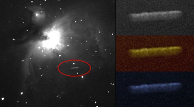Astrônomo amador captura OVNI em foto