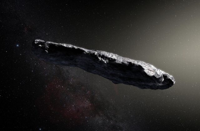 o misterioso objeto que alguns astrônomos consideram ser uma nave alienígena