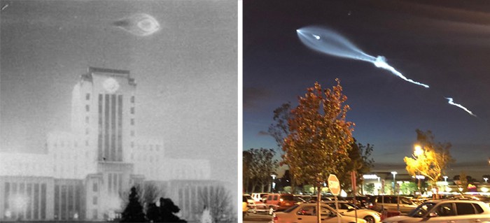Foto de 1937 mostra algo similar ao lançamento do foguete da SpaceX