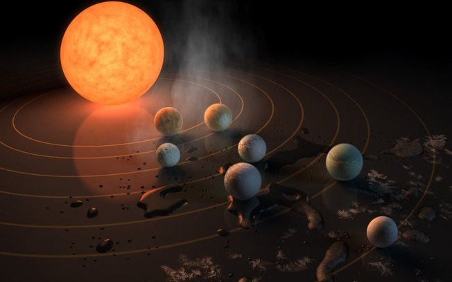 Planetas em Trappist-1 provavelmente podem abrigar vida alienígena