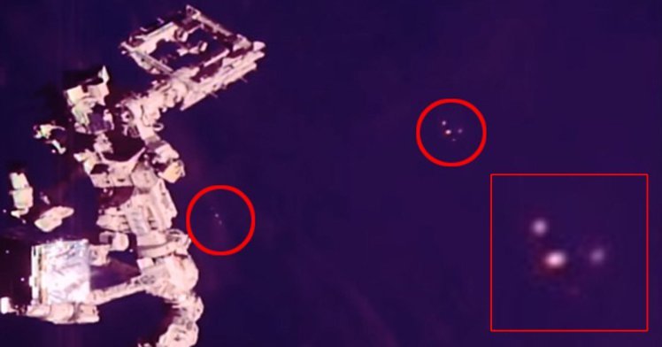Possível OVNI camuflado é visto próximo da ISS