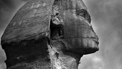 nova Esfinge enterrada no Egito