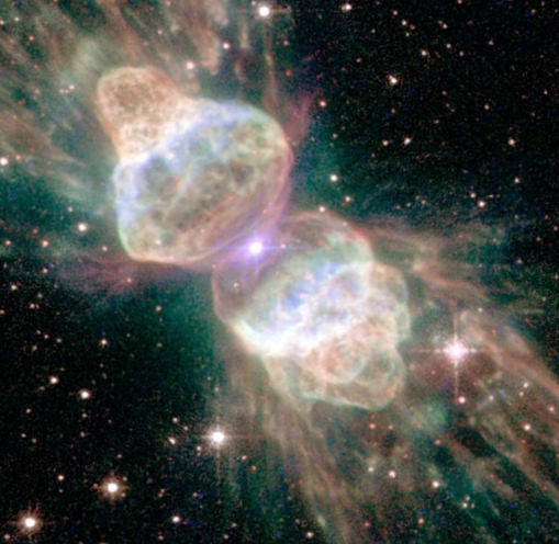 Sinais de laser são detectados no centro de nebulosa