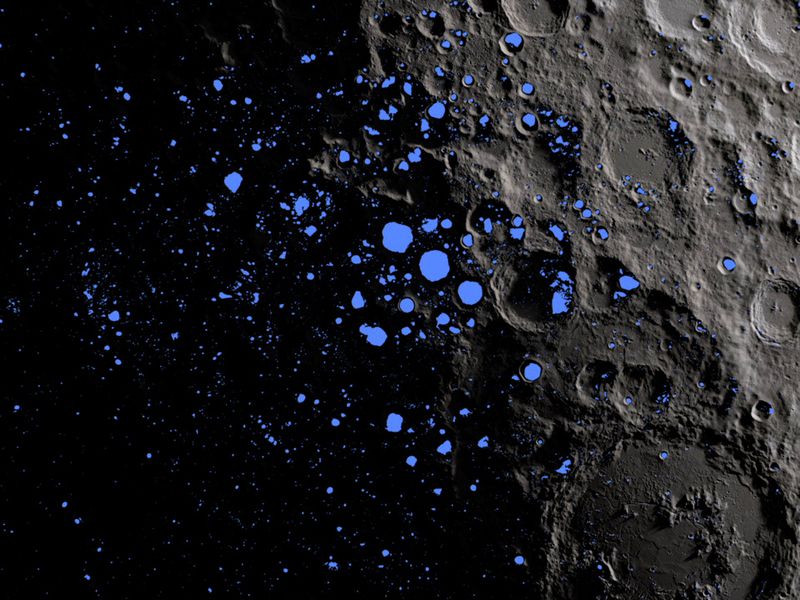 Água é detectada na superfície da Lua