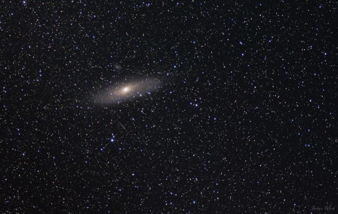 Andromeda será visível a olho nu