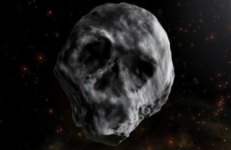 Asteroide com formato de crânio se aproxima da Terra