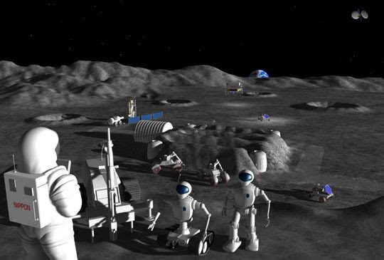 Empresas japonesas planejam construir colônias na Lua