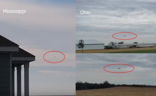 Enorme OVNI é filmado no mesmo dia em locais separados por mais de mil quilômetros