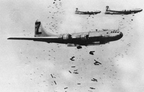 Onda de choque das bombas da Segunda Guerra Mundial