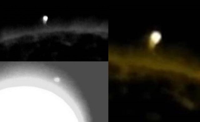 NASA e observador fotografam o mesmo objeto próximo ao Sol