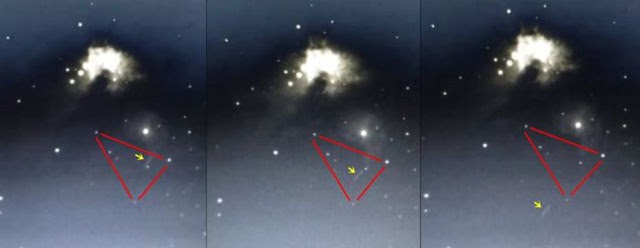 OVNI é fotografado próximo da Nebulosa de Órion