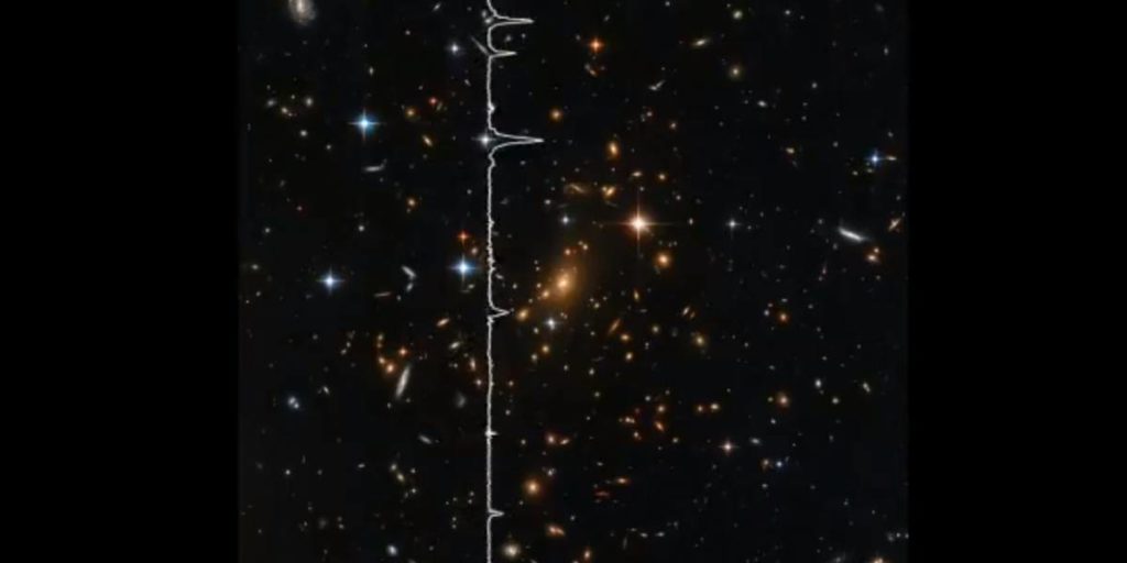 NASA transforma luz de galáxias em som
