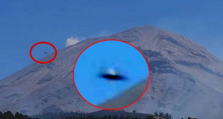 OVNI é fotografado ao lado do vulcão Popocatéptl