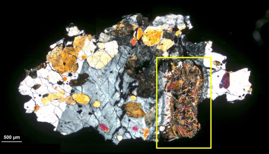 Outro meteorito de Marte mostra sinais de vida