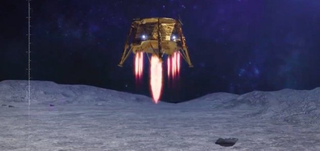 sonda não tripulada de Israel cai na Lua