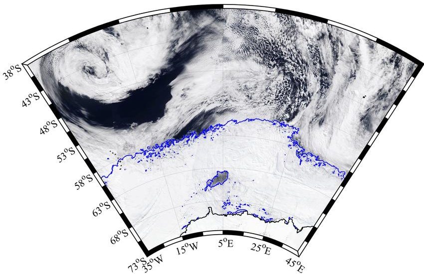 Gigantesco buraco abre na Antártica