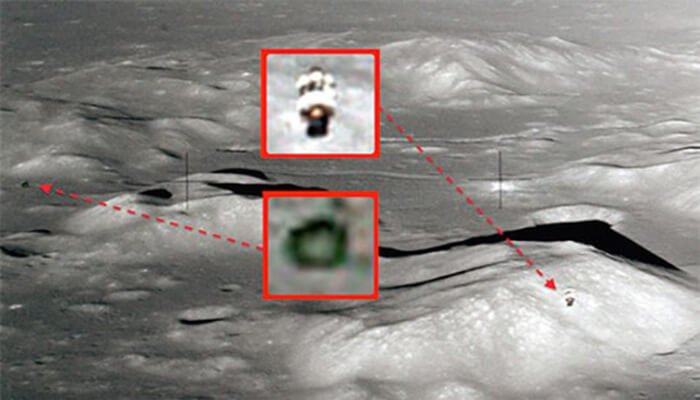 Atividade intensa de OVNIs perto da missão lunar é revelada em imagens da NASA