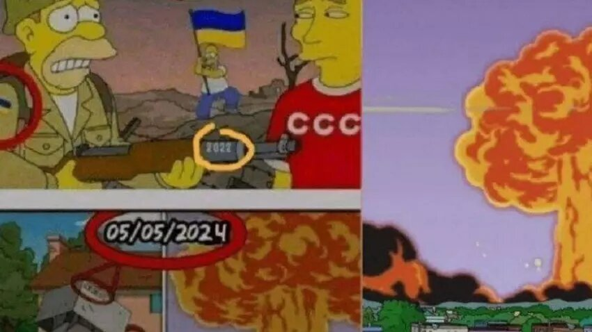 Os Simpsons prefiram guerra nuclear em 2024. Mas acontecera?