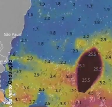 Enorme anomalia reaparece no Oceano Atlântico
