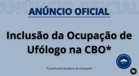 Governo brasileiro reconhece Ufologia como ocupação