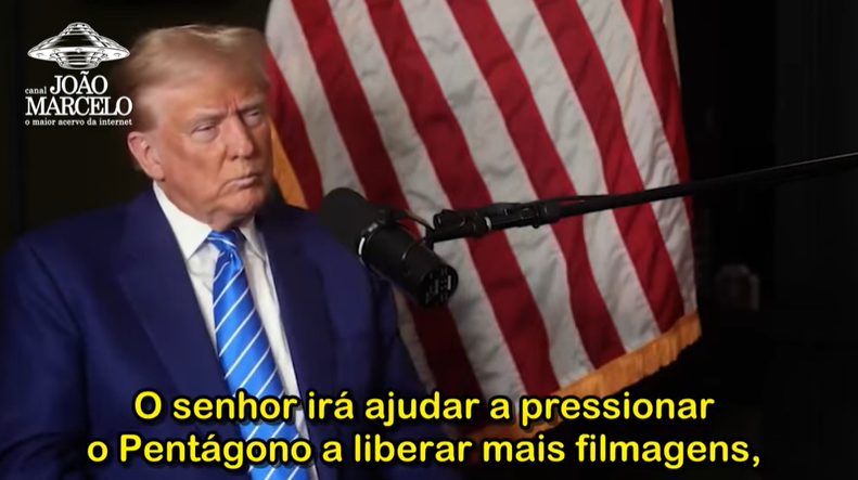 Em nova entrevista, Trump fala sobre liberar arquivos OVNIs