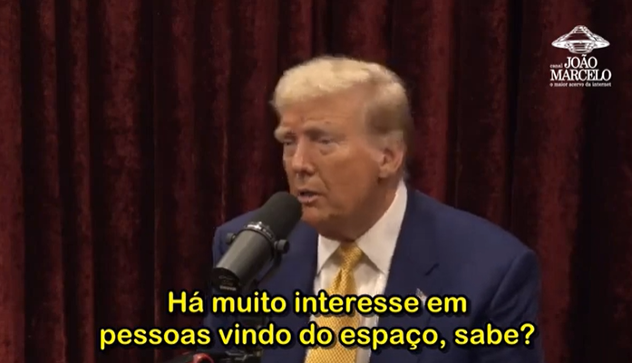 Trump fala sobre arquivos secretos de JFK e OVNIs