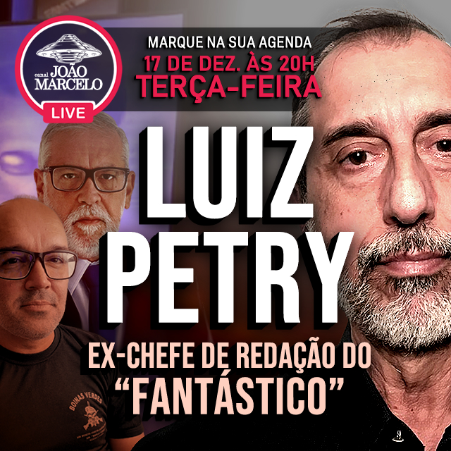 Live histórica com Luiz Petry, ex-chefe de redação do Fantástico