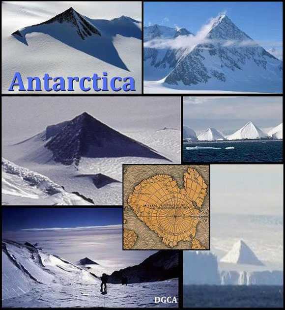 Há realmente pirâmides na Antártica?